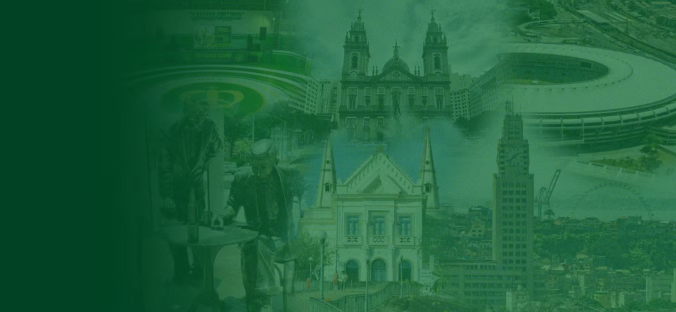 Colagem de pontos turísticos do Rio de Janeiro
