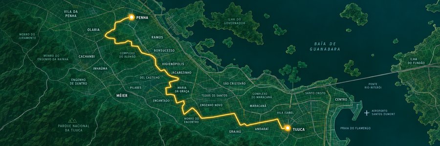 Mapa da linha 625